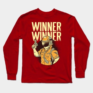 Winner Winner Graphic Tee Long Sleeve T-Shirt